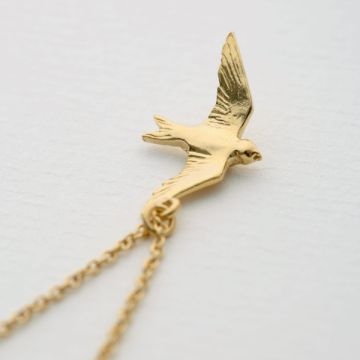 Alex Monroe Flying Swallow Necklace