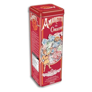 Amaretti del Chiostro Crunchy Amaretti in Tall Tin 175g