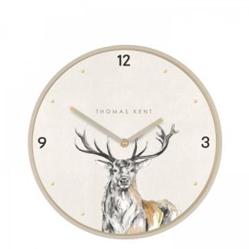 Highlander Wild Stag Wall Clock