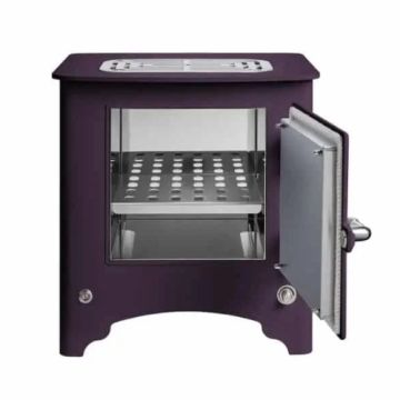 Everhot Electric Stove In Aubergine