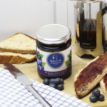 Bakers & Larners Blackcurrant with Sloe Gin Jam 340g