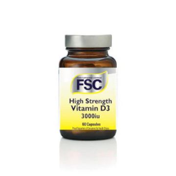 FSC High Strength Vitamin D3 3000iu 60 Capsules