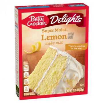 Betty Crocker Super Moist Cake Mix Lemon 375g