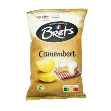 Brets Camembert Crisps 125g