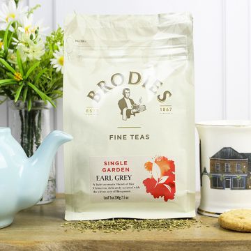 Brodies Single Garden Earl Grey Leaf Tea 200g