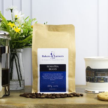 Bakers & Larners Sumatra Coffee Beans 227g