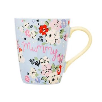 Cath Kidston Clifton Rose Blue 'Mummy' Stanley Mug