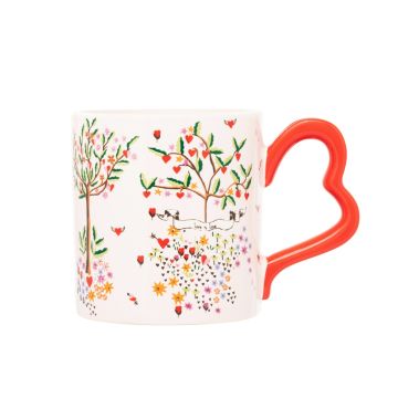 Cath Kidston Oh My Heart Handle Mug