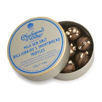 Charbonnel et Walker Milk Sea Salt Billionaire's Shortbread Truffles 125g