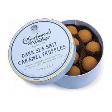 Charbonnel et Walker Dark Sea Salt Caramel Truffles 120g