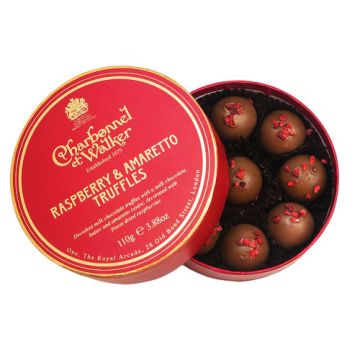 Charbonnel et Walker Raspberry & Amaretto Truffles 110g