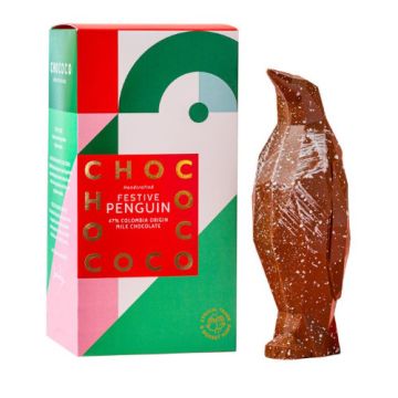 Chococo 47% Colombian Milk Chocolate Hollow Penguin 120g