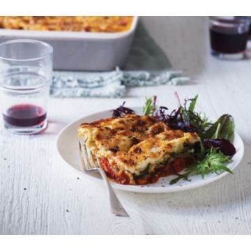 Cook roasted vegetable lasagne Serves 4