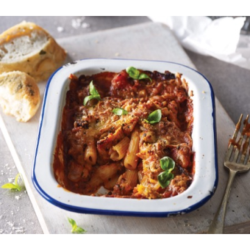 Cook Chicken and Tomato Pasta Bake serves 1