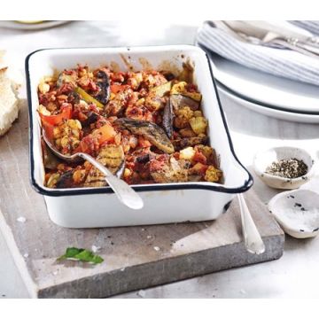 Cook Spiced Cauliflower & Aubergine Shakshuka Serves 2