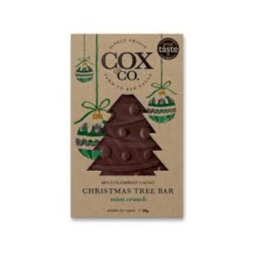 Cox & Co Mint Crunch Christmas Tree Bar 50g