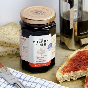 The Cherry Tree Cherry With Amaretto Extra Jam 340g