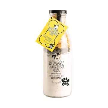 Doggy Baking Company Drool-Worthy Pumpkin Seed & Banana Biscuit Mix In A Bottle 502g