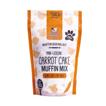 Doggy Baking Company Paw-Licking Carrot Cake Doggy Pouch Mix 235g