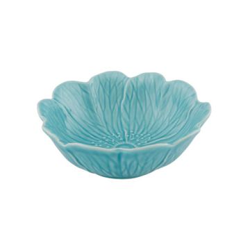 Bordallo Pinheiro Flora Bowl Blue 17cm