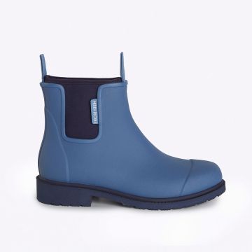 Merry People Bobbie Wellington Boot Denim Blue