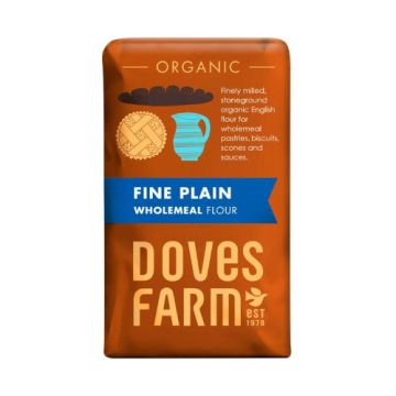 Doves Farm Fine Plain Wholemeal Flour 1kg