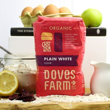 Doves Farm Organic Plain White Flour 1kg