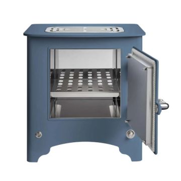 Everhot Electric Stove In Dusky Blue