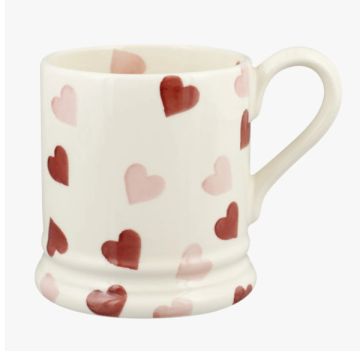 Emma Bridgewater Pink Hearts 1/2 Pint Mug