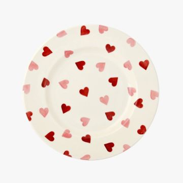 Emma Bridgewater Pink Hearts 8 1/2 Inch Plate