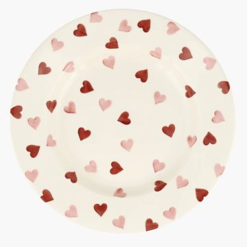 Emma Bridgewater Pink Hearts 10 1/2 Inch Plate