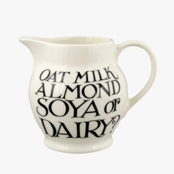 Emma Bridgewater Black Toast Soya Or Dairy 1/2 Pint Jug