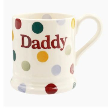 Emma Bridgewater Polka Dot Daddy 1/2 Pint Mug