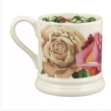 Emma Bridgewater Roses All My Life 1/2 Pint Mug