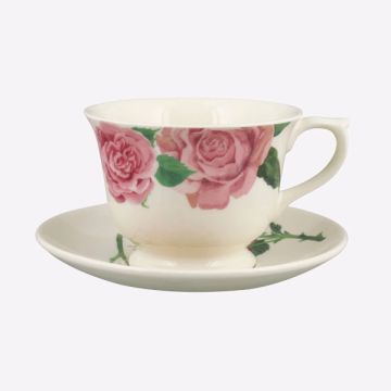 Emma Bridgewater Roses All My Life Large Teacup & Saucer