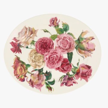 Emma Bridgewater Roses All My Life Medium Oval Platter