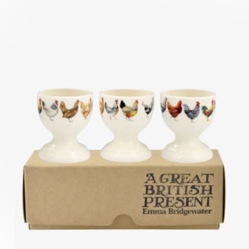 Emma Bridgewater Rise & Shine Set Of 3 Egg Cups