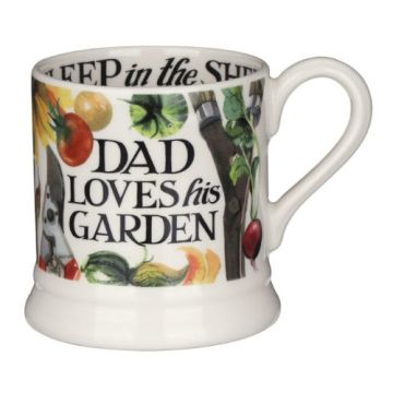 Emma Bridgewater Dad Loves His Garden 1/2 Pint Mug