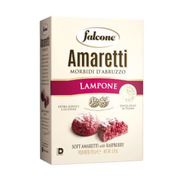 Falcone Italian Soft Amaretti With Raspberry 170g