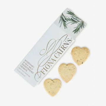 Fiona Cairns Rosemary & Sea Salt Shortbread Hearts