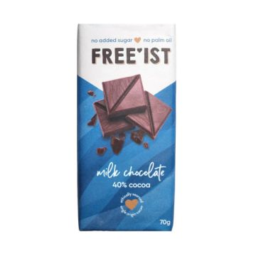 Free'ist Milk Chocolate (NAS with Stevia) 70g