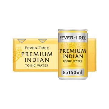 Fever Tree Premium Indian Tonic Water Cans 8 x 150ml