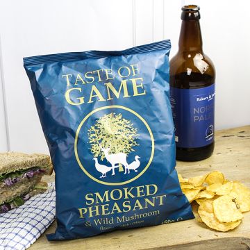 Taste of Game Smoked Pheasant & Wild Mushroom Crisps 150g