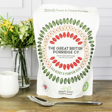 Great British Porridge Red Berry & Pumpkin Seed 385g