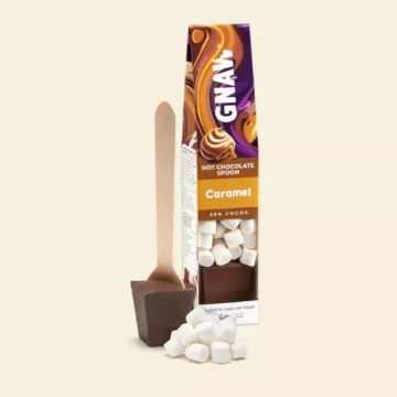 Gnaw Hot Chocolate Spoon Caramel With Marshmallows 40g