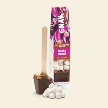 Gnaw Hot Chocolate Spoon Rocky Road With Marshmallows 40g