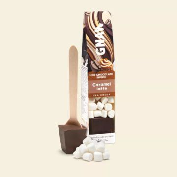 Gnaw Hot Chocolate Spoon Caramel Latte With Marshmallows 40g