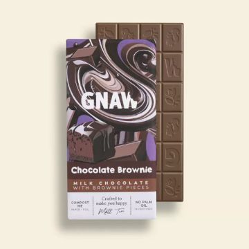 Gnaw Milk Chocolate Brownie Bar 80g