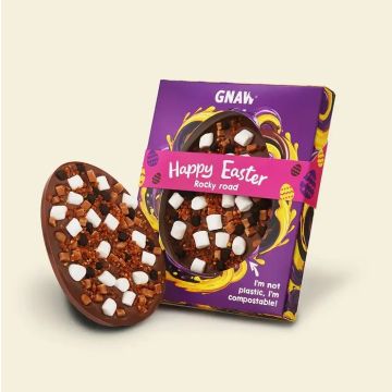 Gnaw Rocky Road Chocolate Egg 123G