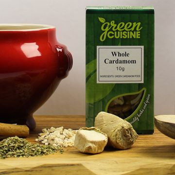 Green Cuisine Whole Cardamom 10g